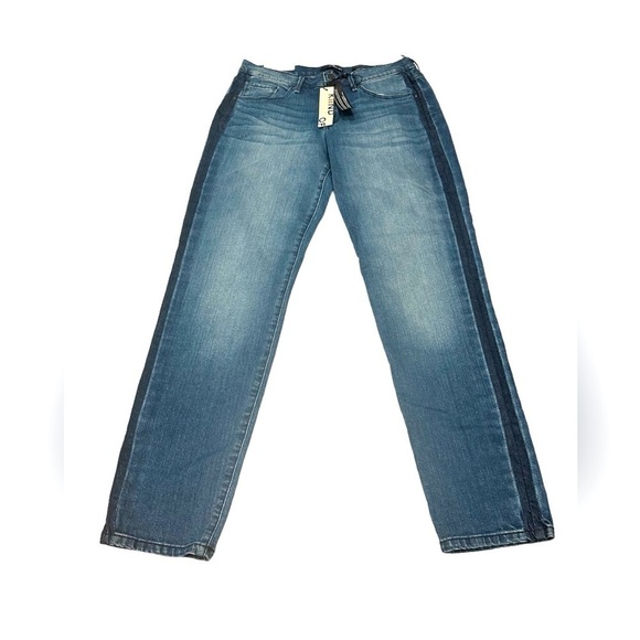 KIIND Of Jeans Women's Blue Ex-Boyfriend Stretch Denim Size 25 New with Tags - Picture 1 of 4